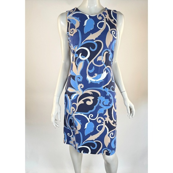 J. McLaughlin Dresses & Skirts - J McLaughlin Sophia Catalina Cloth Dress Women S NWOT Sleeveless Pasley Nylon